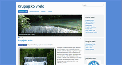 Desktop Screenshot of krupajskovrelo.com